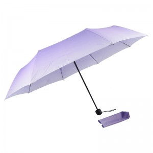 Креативна промоция 21-инчов сгъващ се цвят на чадъра, променящ градиентния чадър