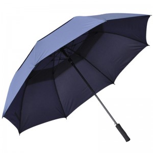 Автоматичен отворен чадър с персонализиран печат за двуслоен голф чадър