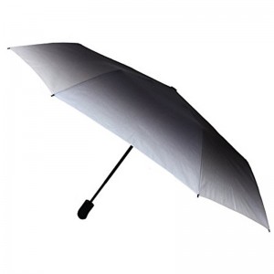 23-инчов промоционален 3-кратен автоматичен чадър за отваряне и затваряне с градиент