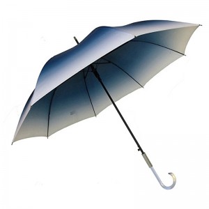 23-инчов автоматичен отворен градиентен плат плат за маркетинг прав чадър