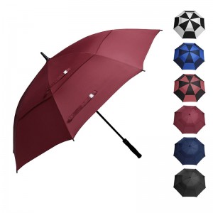 30-инчов 32-инчов автоматичен чадър, ветроустойчив и водоустойчив голф чадър с големи размери