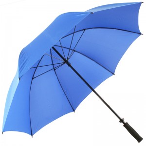 2019 най-продаваната ветроустойчива фибростъкло рамка pongee плат ръчно отворен голф чадър