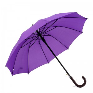 Промоционална покупка на насипно покритие от метална рамка от пондже, автоматично отваряне на прав чадър с цвят по избор